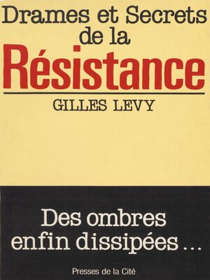 cover image of Drames et secrets de la Résistance